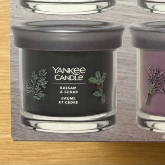 Yankee Candle Balsam and Cedar Scented Jar Candle 4.3 oz w/ Metal Lid - Picture 8 of 8